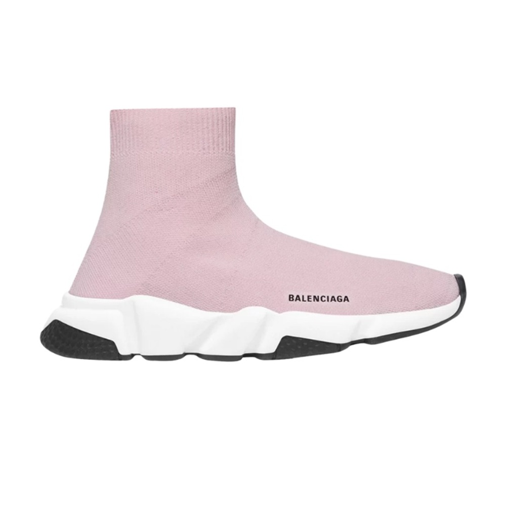 BALENCIAGA SPEED TRAINER RECYCLED KNIT PINK TODDLER SZ 25-26